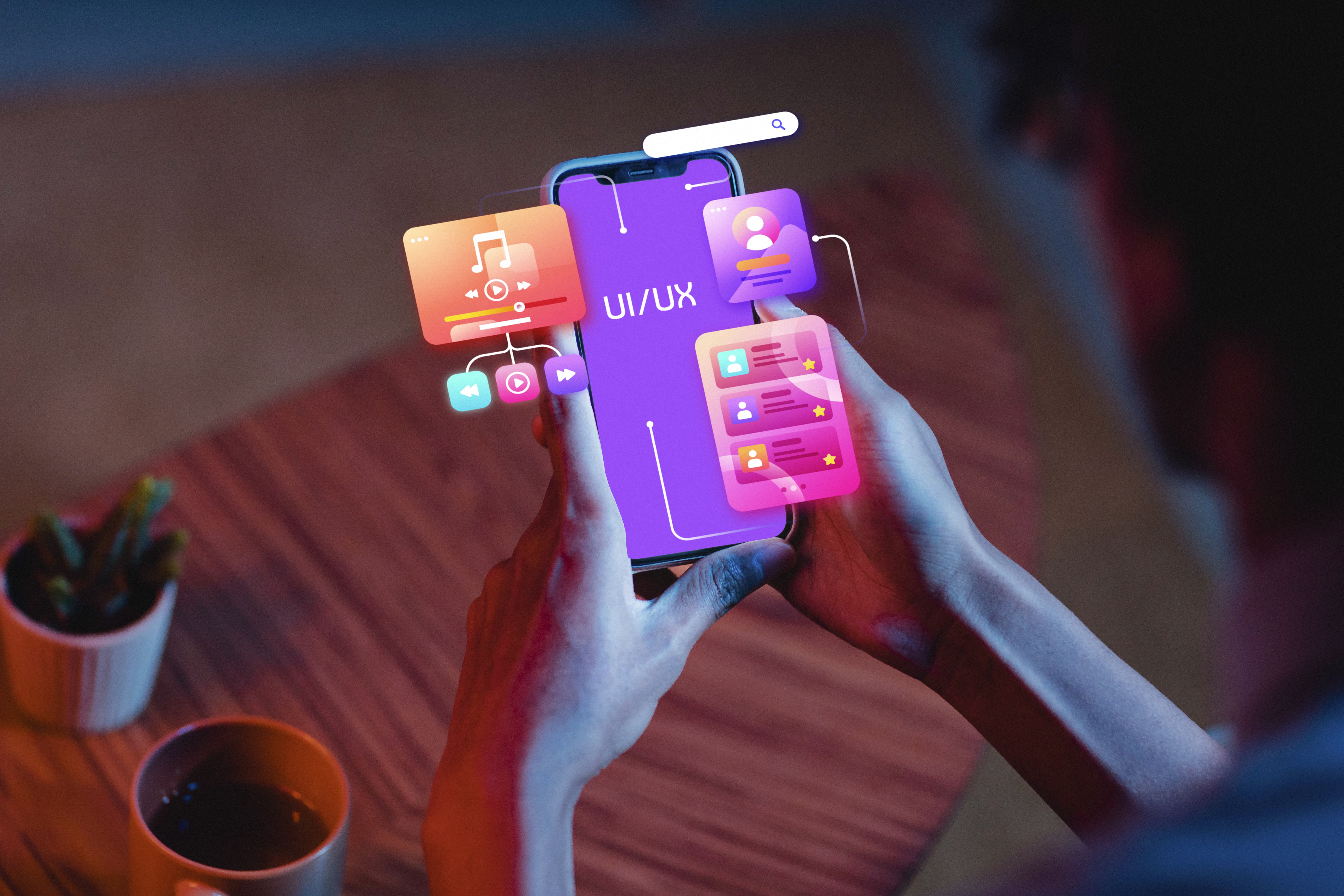 Image illustrating UX/UI design